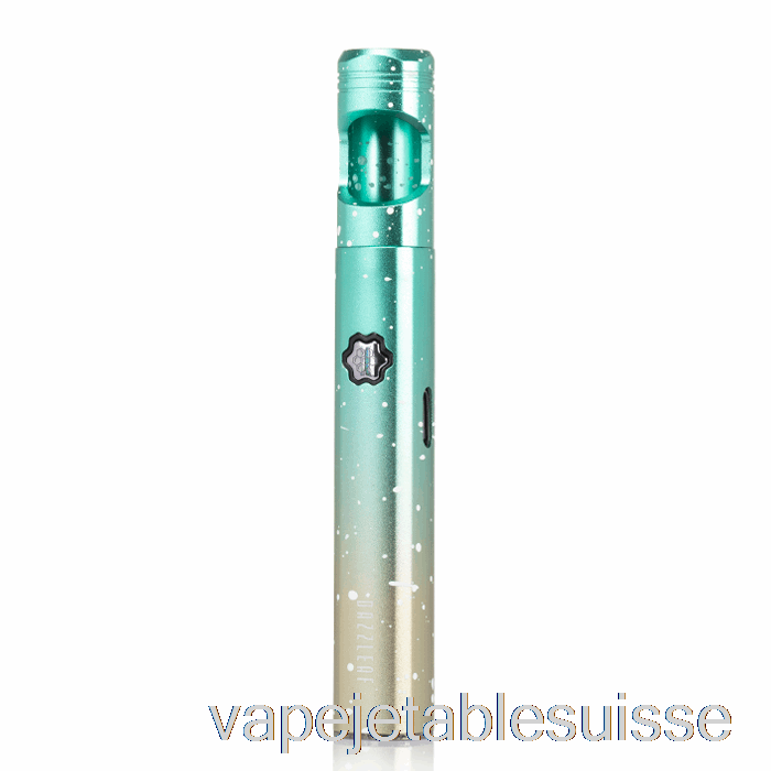 Vape Suisse Dazzleaf Handii Vv 510 Batterie Fil Or / éclaboussures Vertes